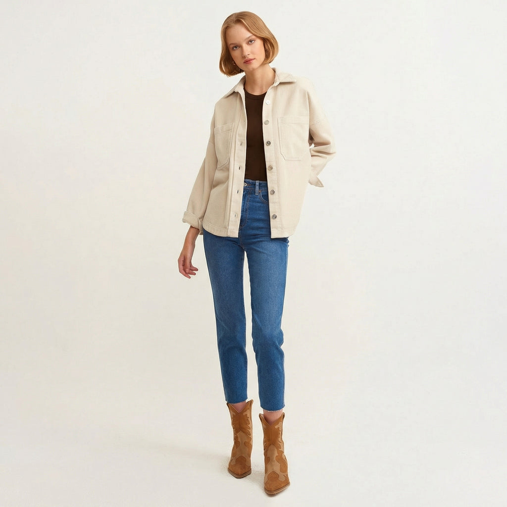 Chokoladebrun ribstrikket halterneck-top